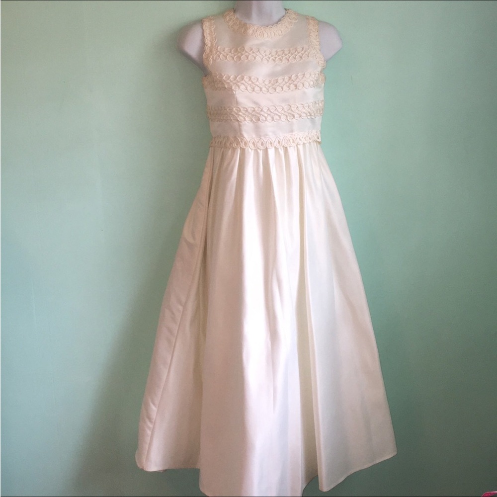 Y2k Formal Flower Girl Jr Bridesmaid Dress Sz 12